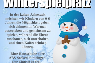 Jetzt wieder Winterspielplatz