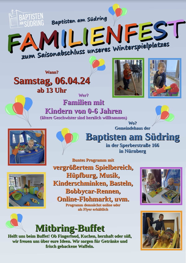 flyer familienfest