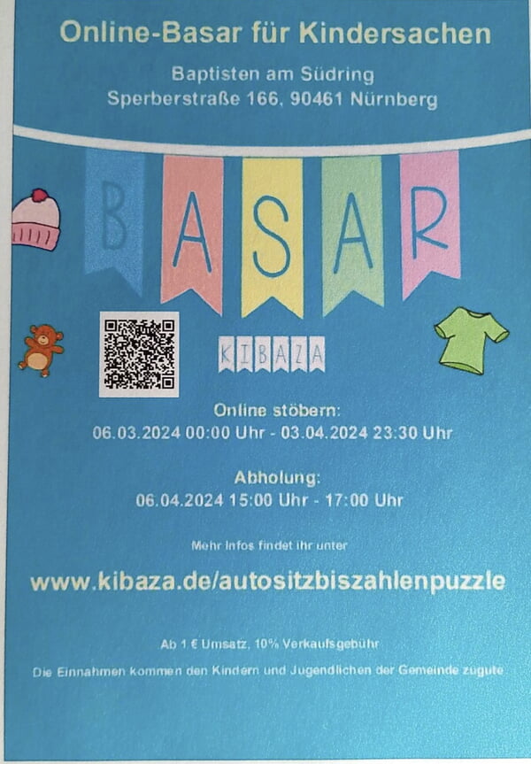 flyer online-basar